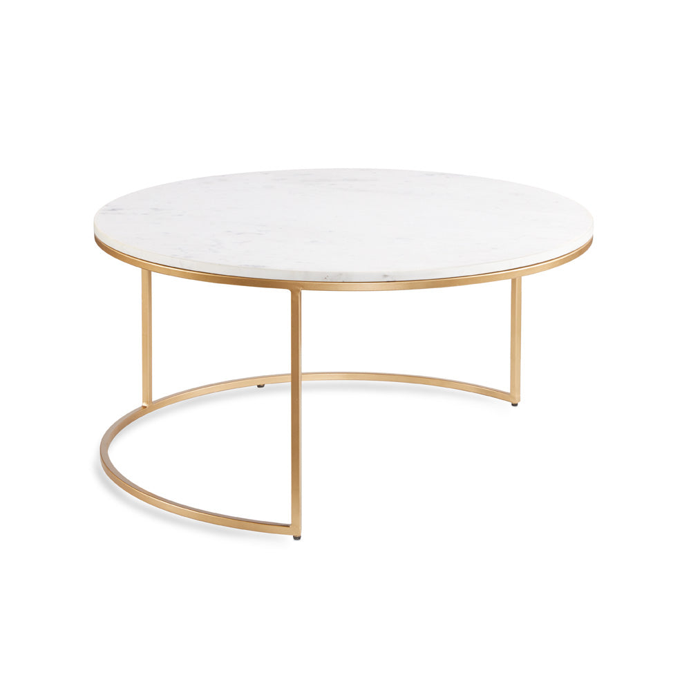 gold coffee table set