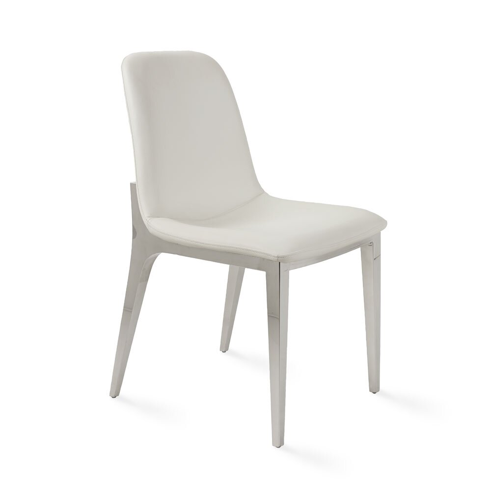 white dining chair