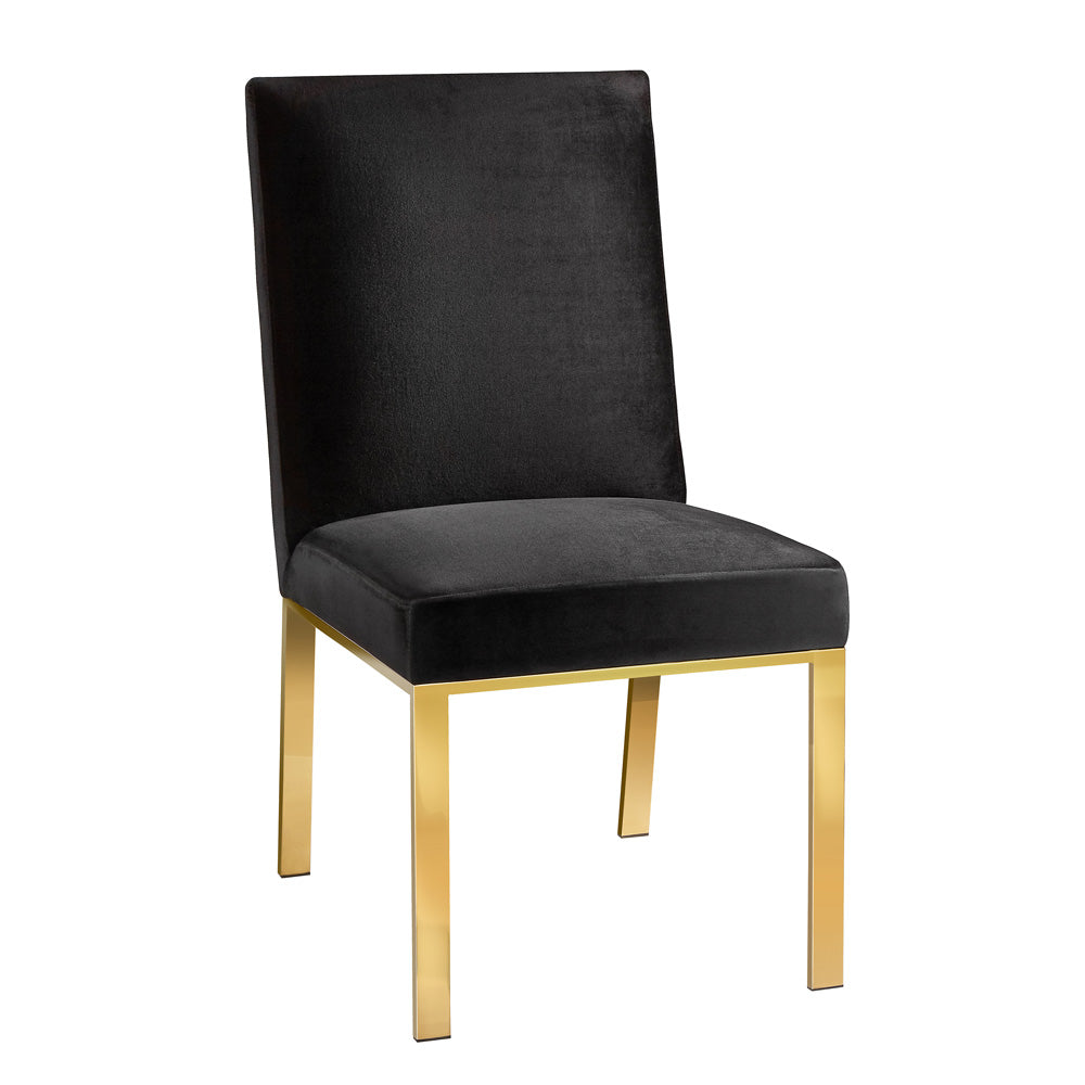 black dining chair