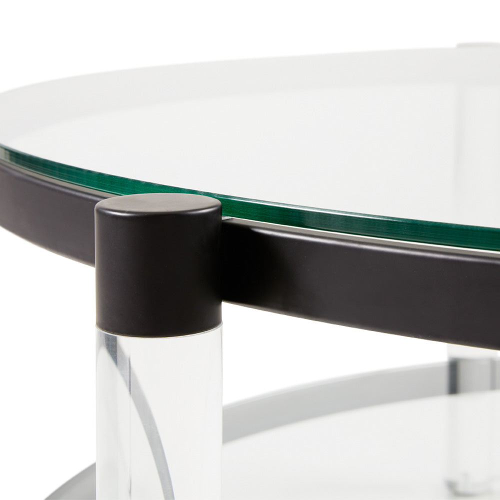 black coffee table