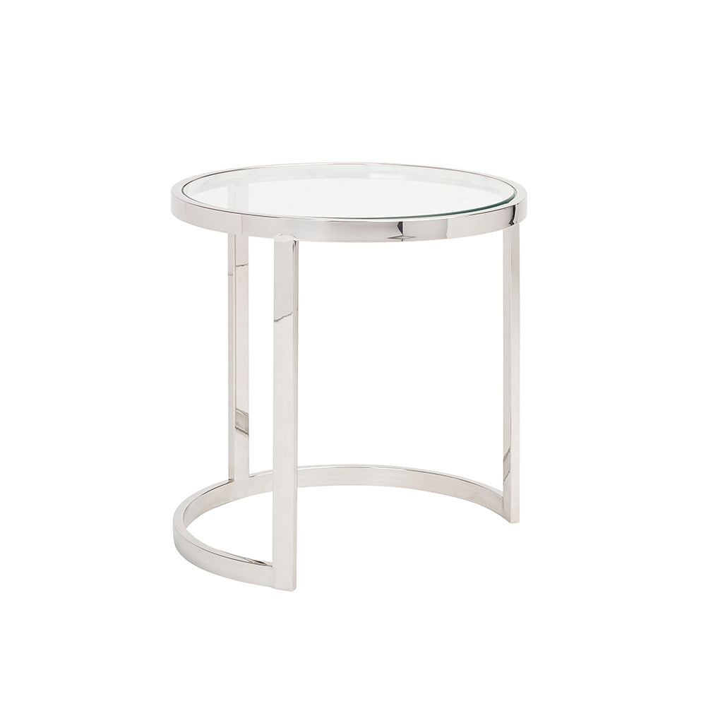 mirror end table