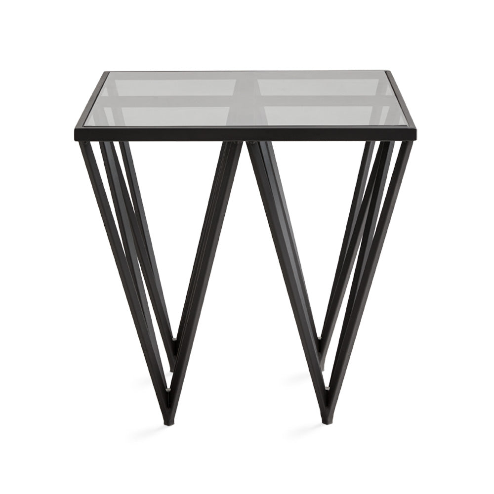 black side table