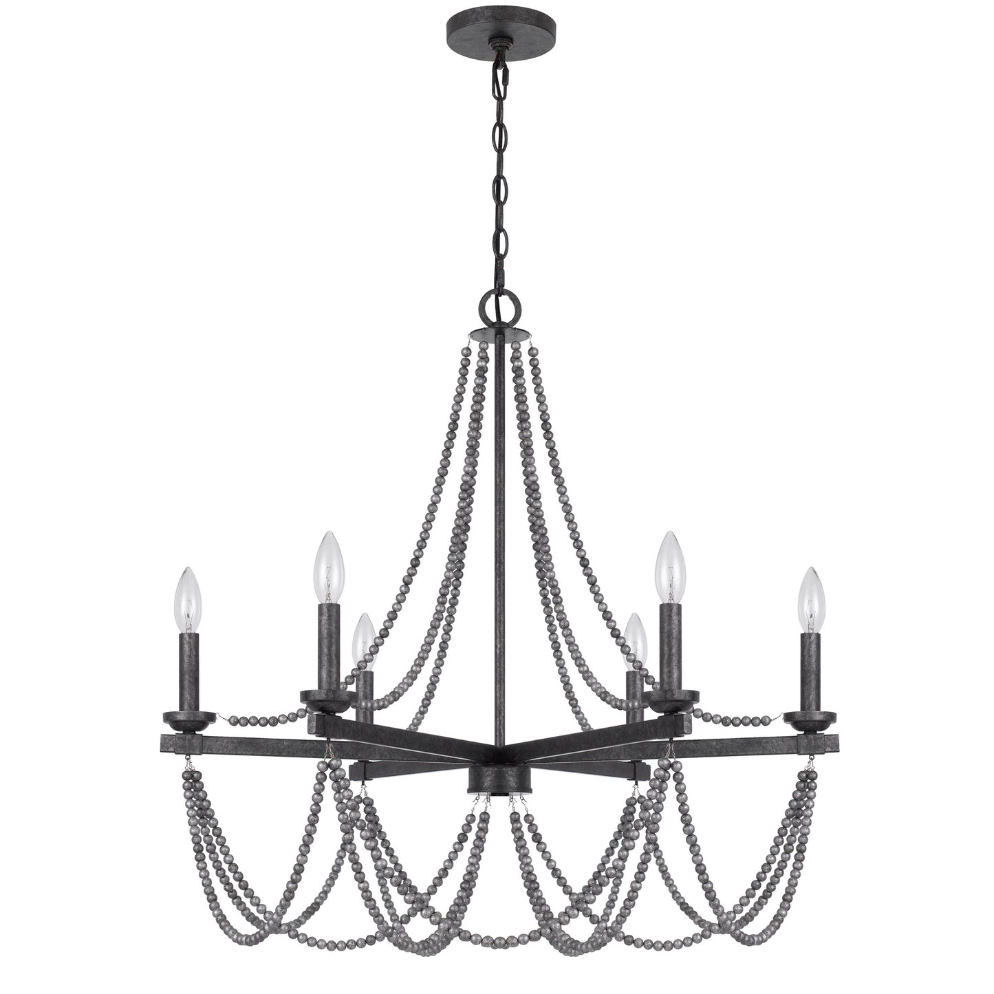 silver chandeliers|