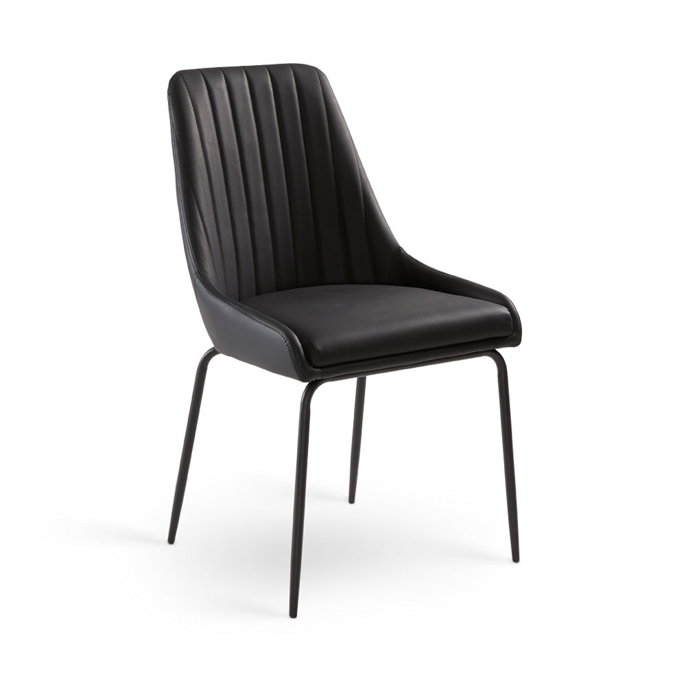 black dining chair