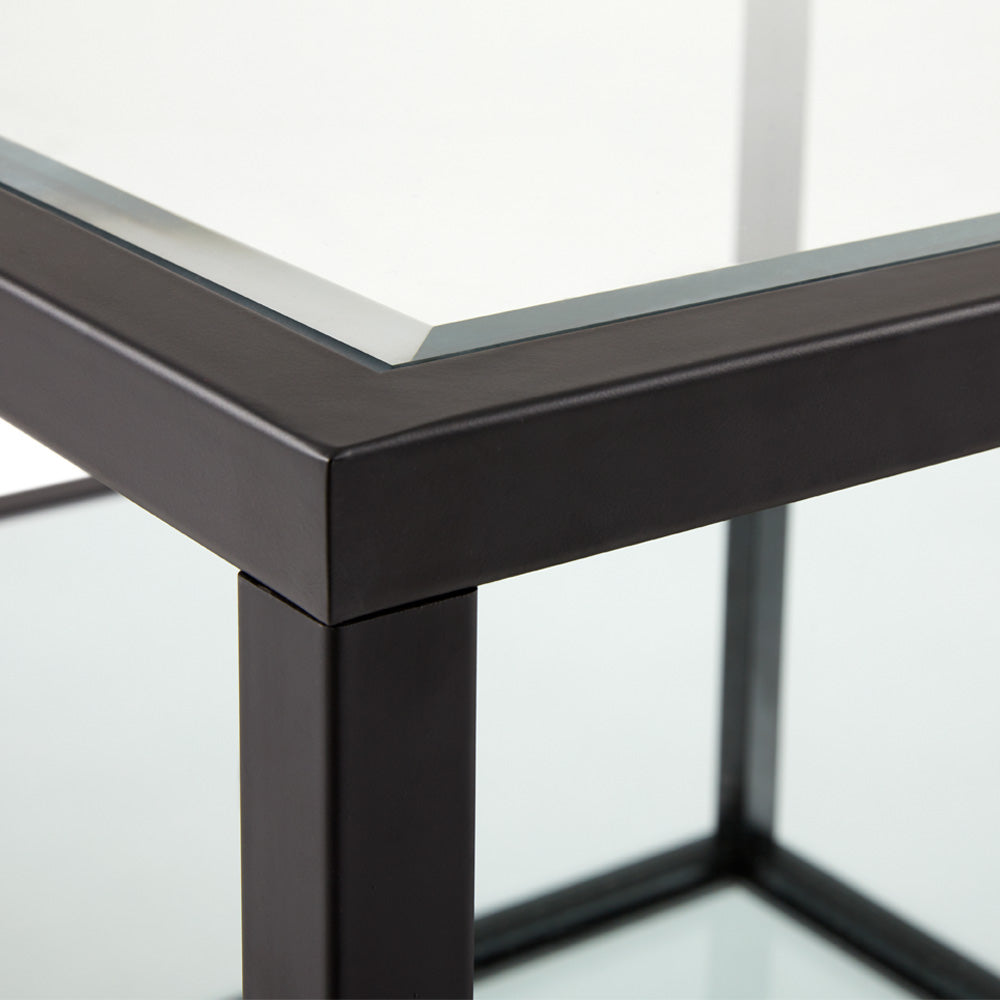 glass coffee table
