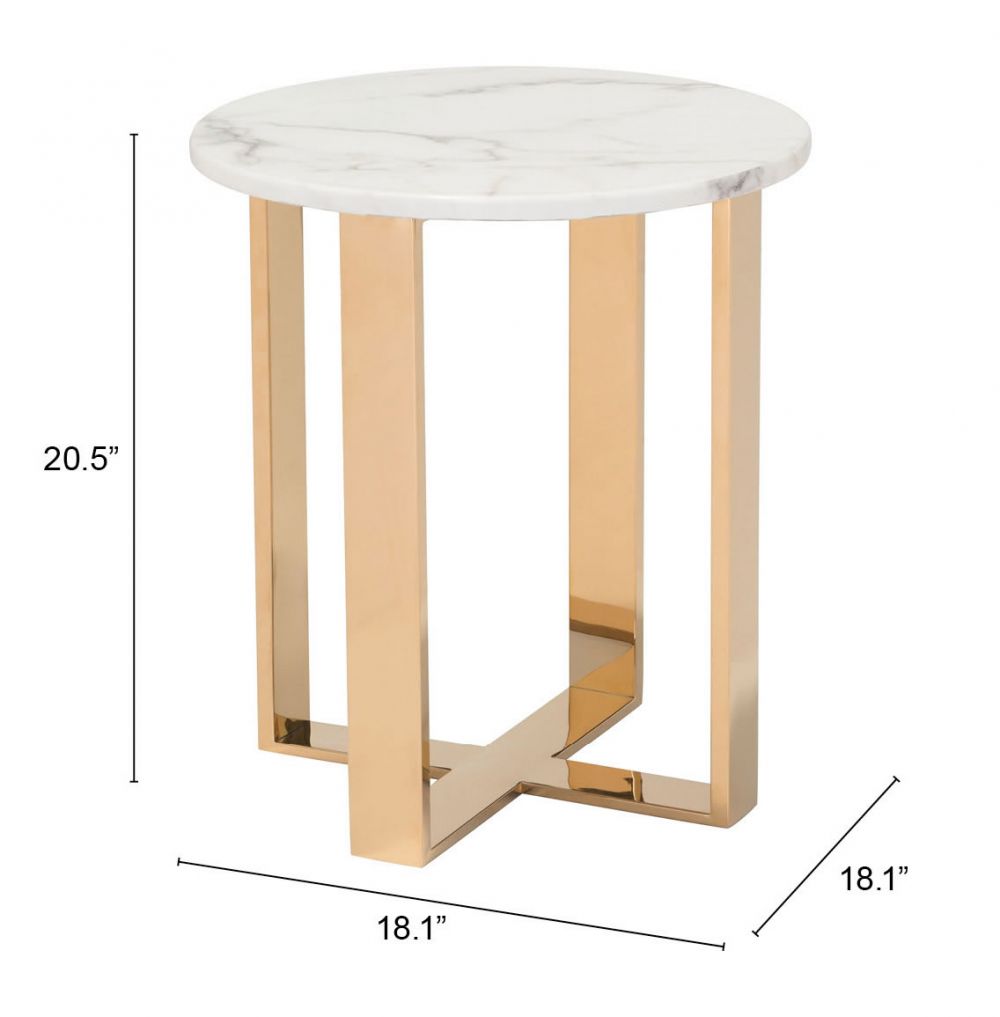 marble side table