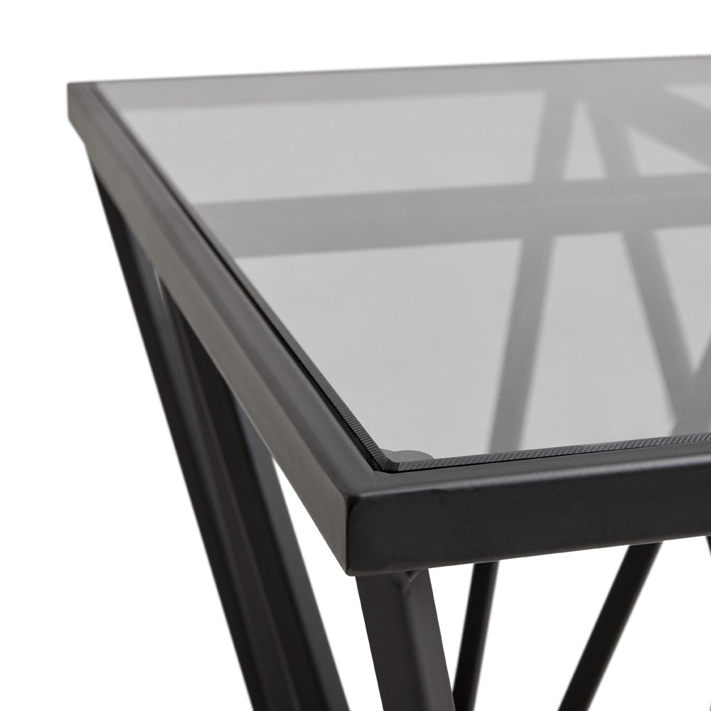 black end table