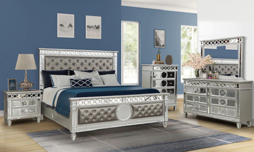 grey wooden bedroom set