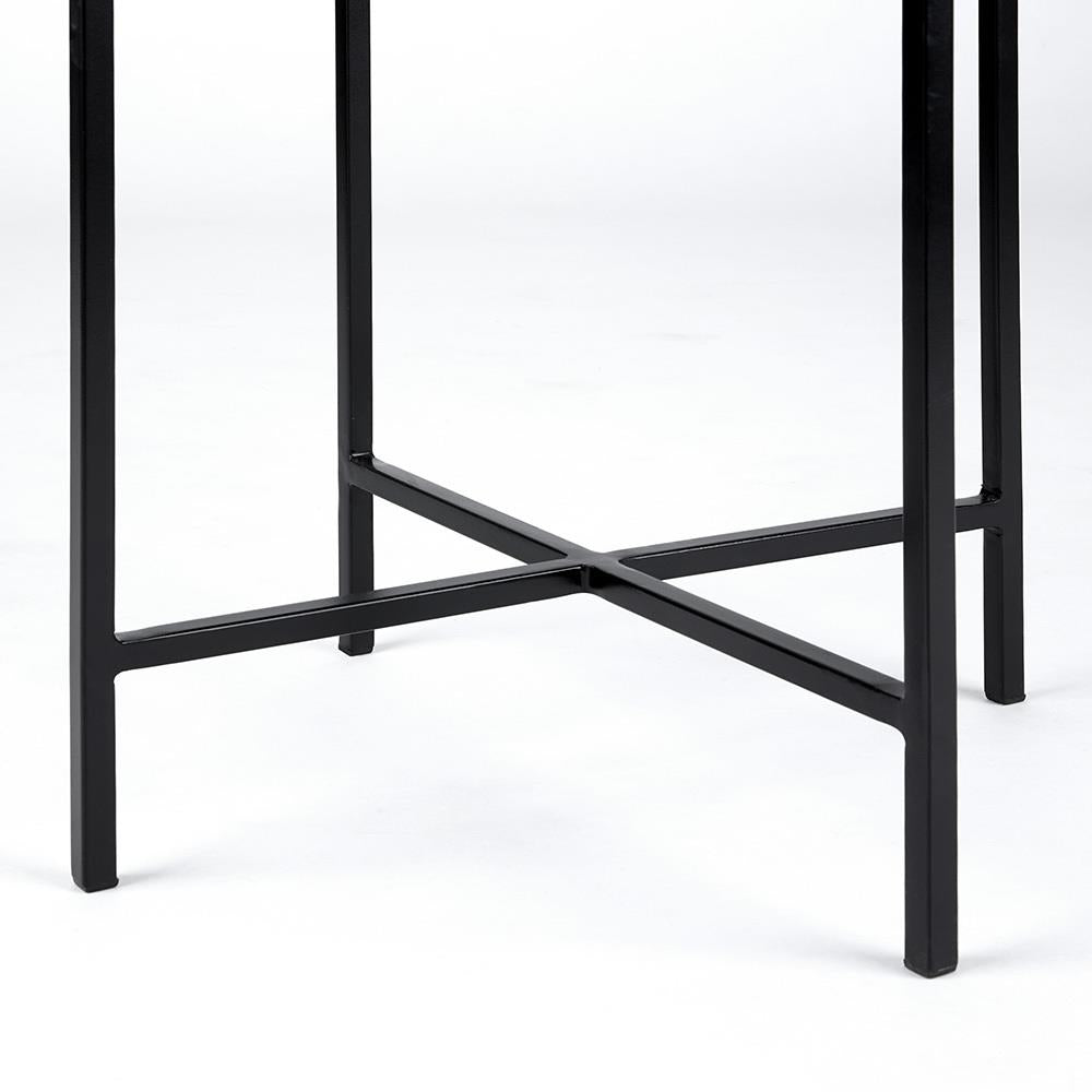 black end table