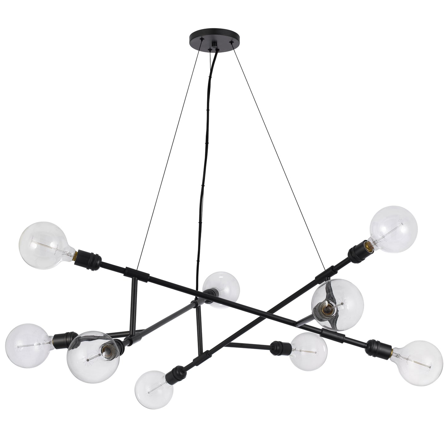 charcoal grey chandeliers