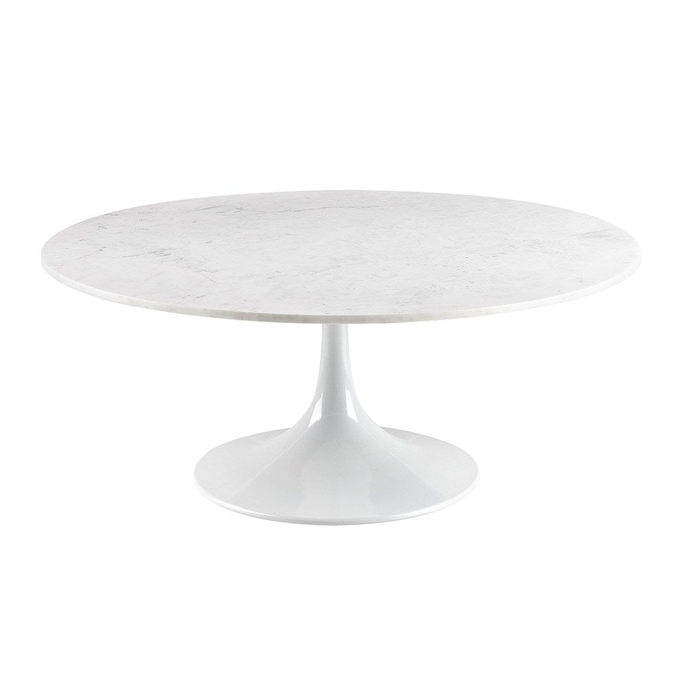 white marble coffee table