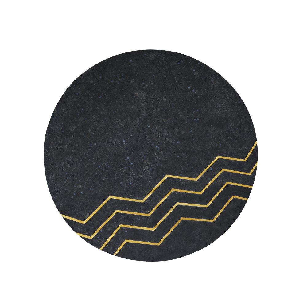 black marble side table