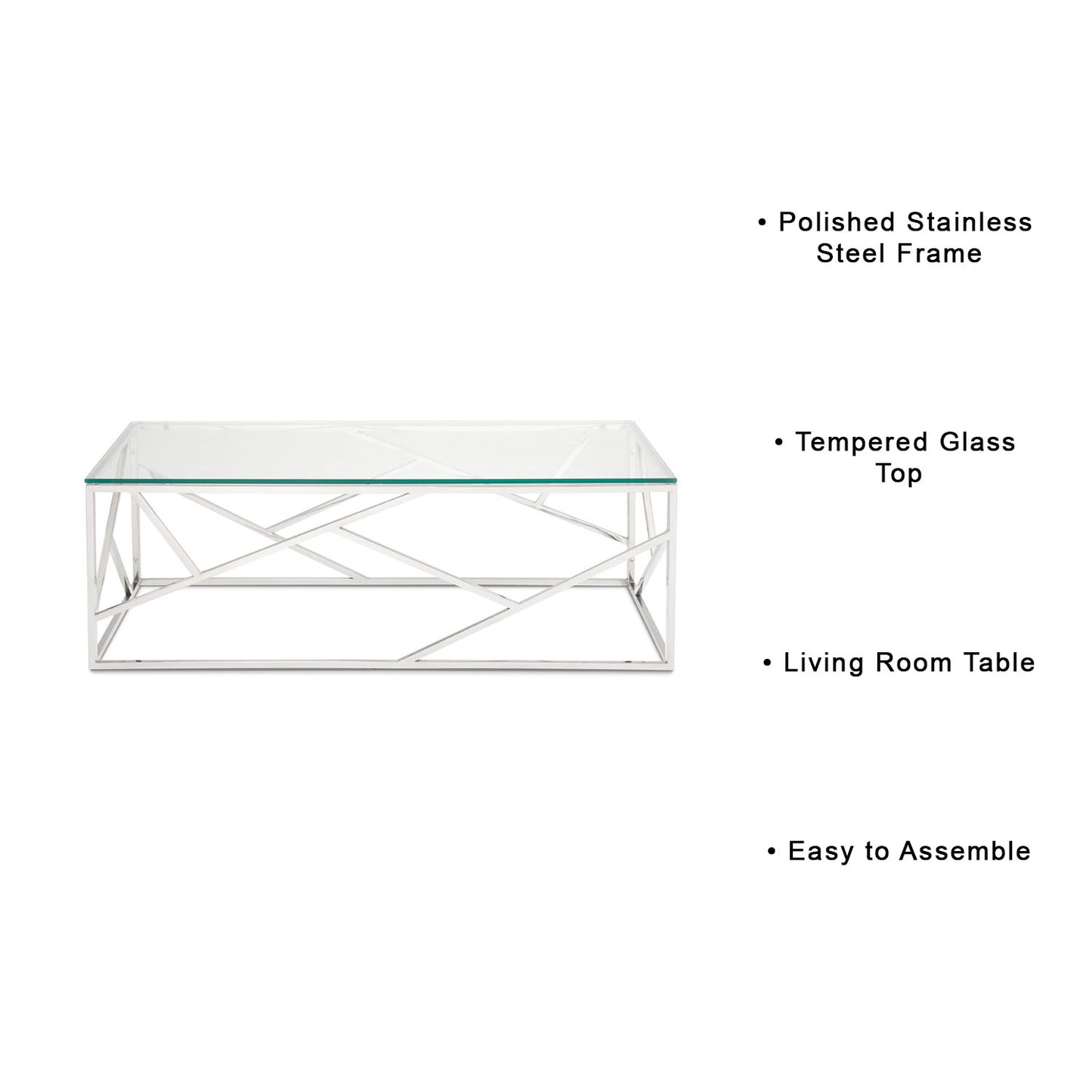 tempered glass coffee table