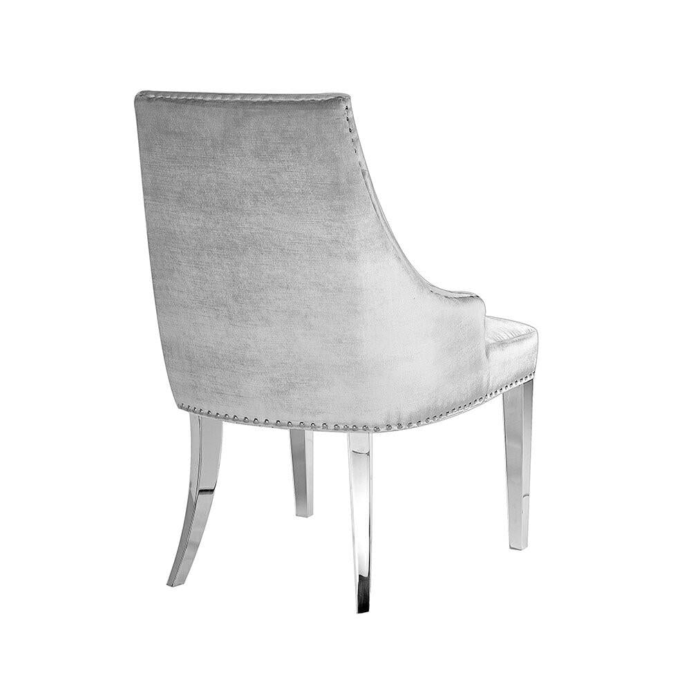 steel legs dining chair