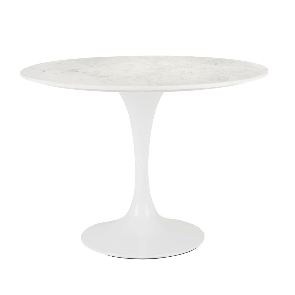 white dining table