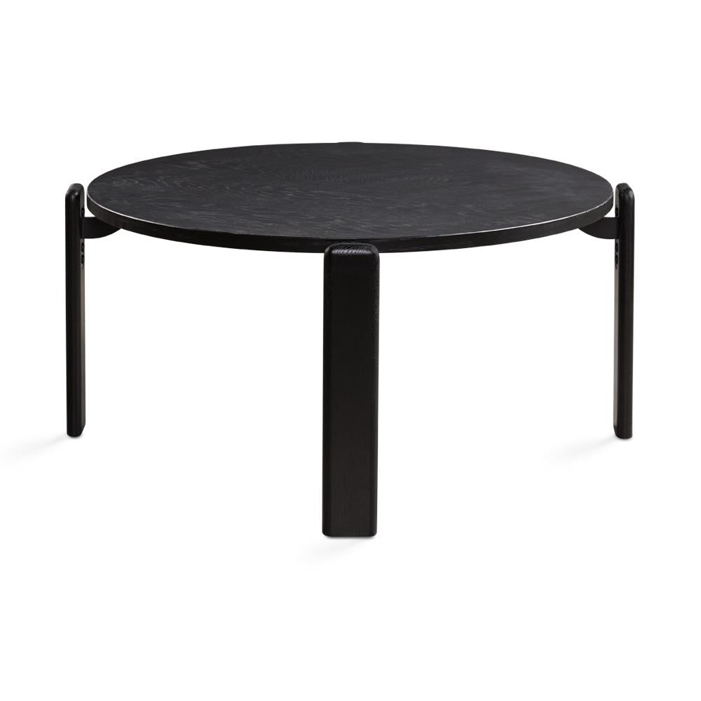 black wood coffee table
