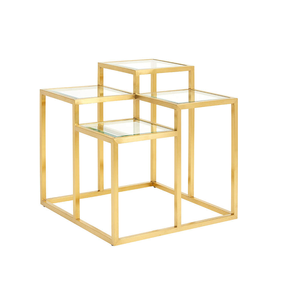 golden side table
