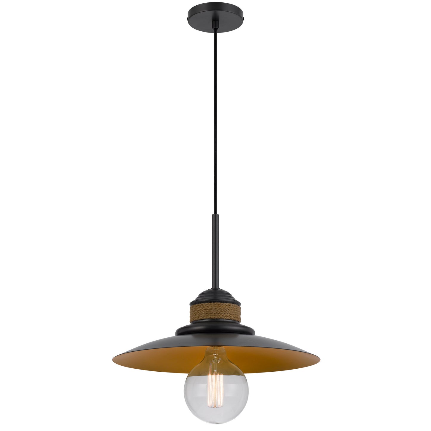 charcoal grey pendant