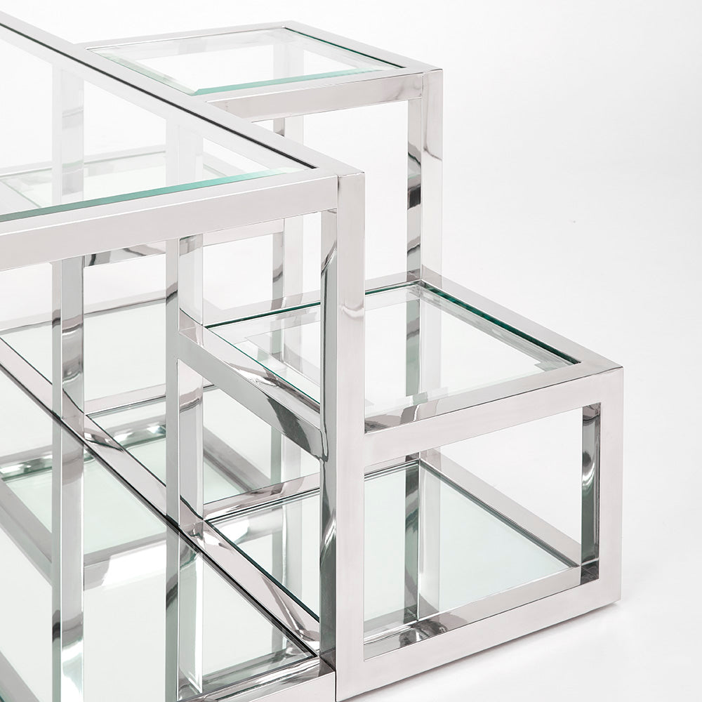 silver coffee table