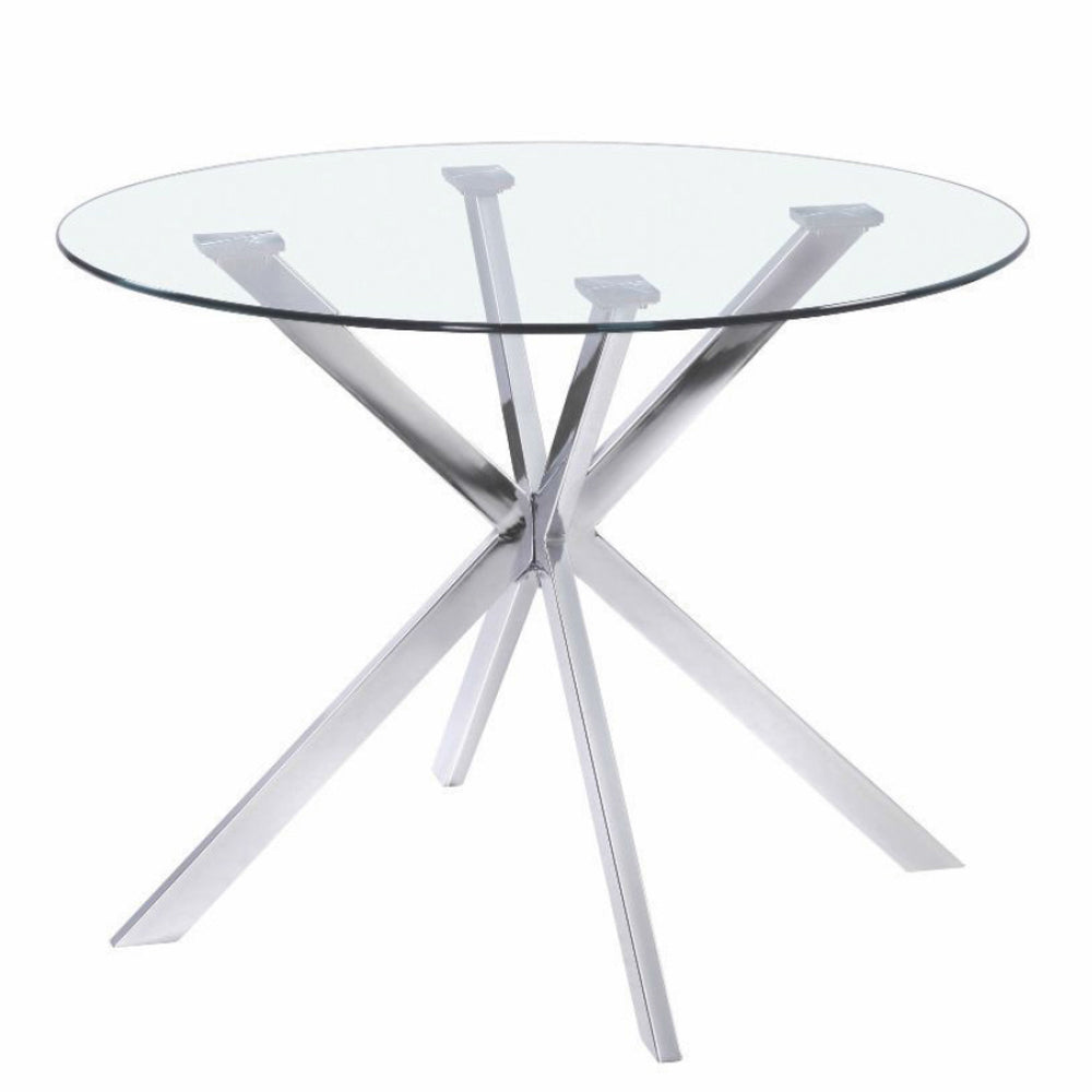 silver dining table