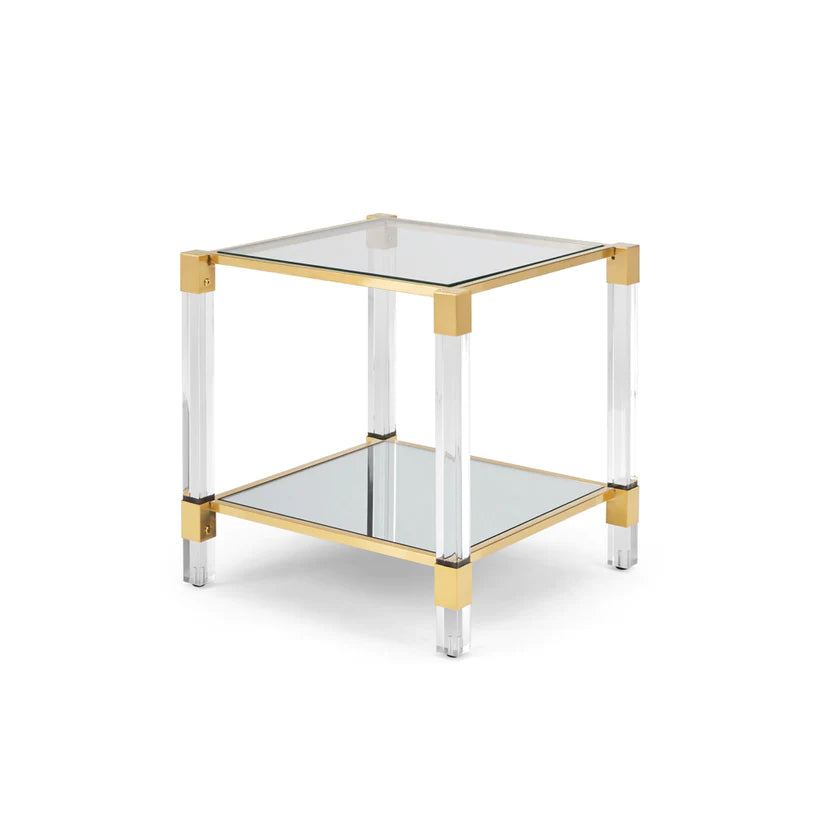 golden side table