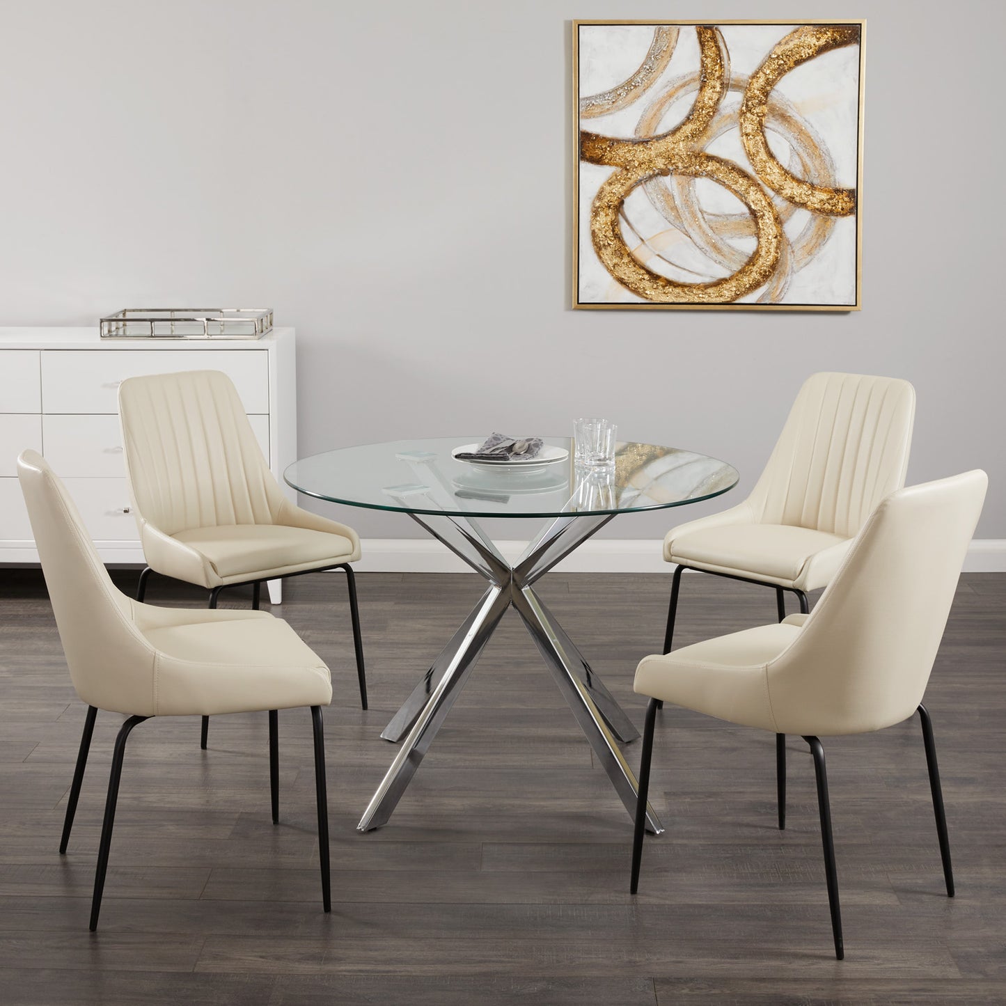 silver dining set