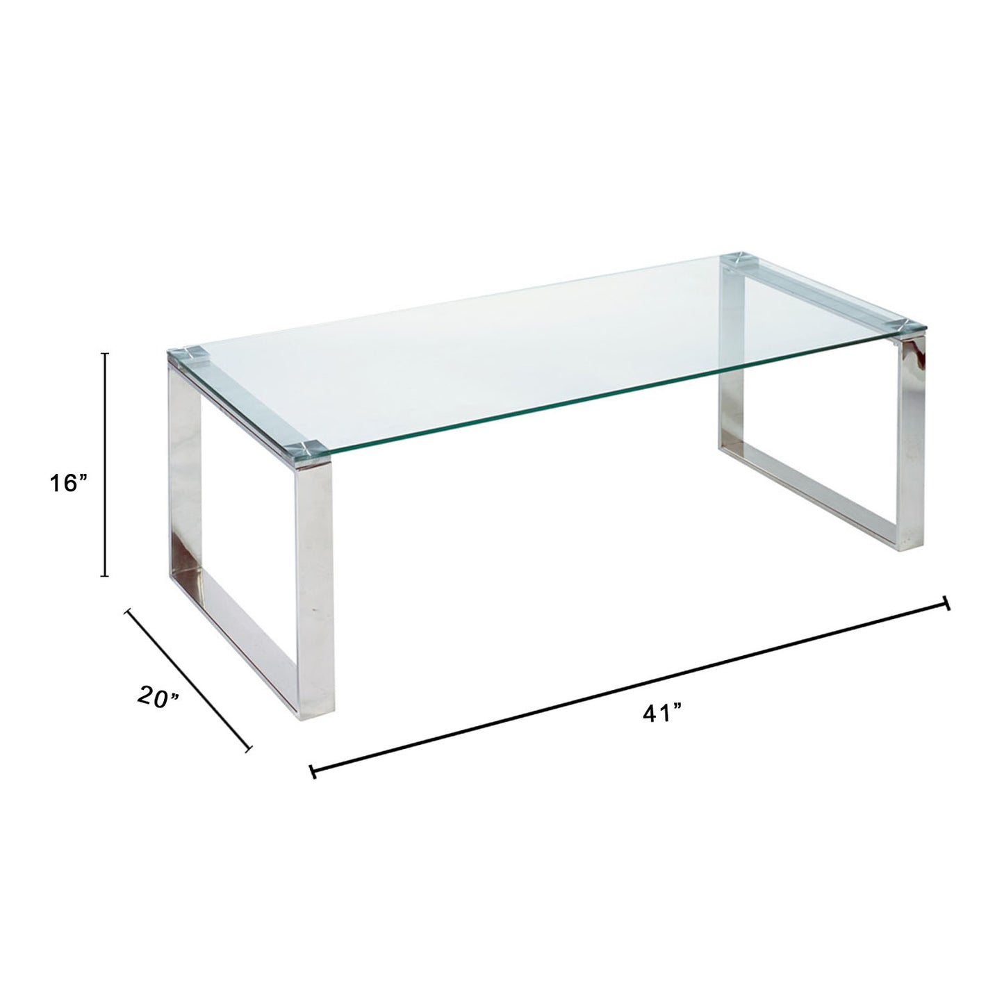 glass coffee table