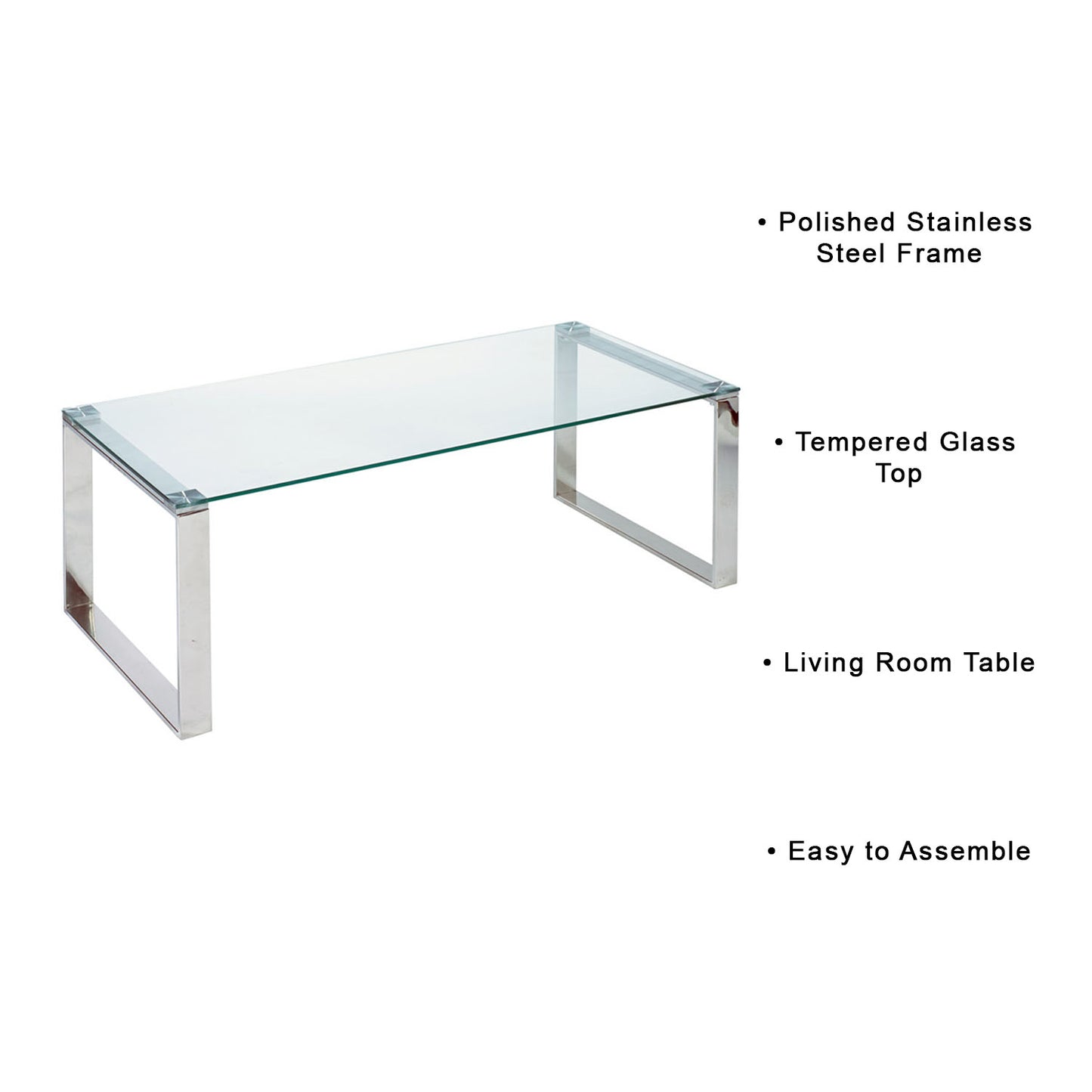 quality glass coffee table