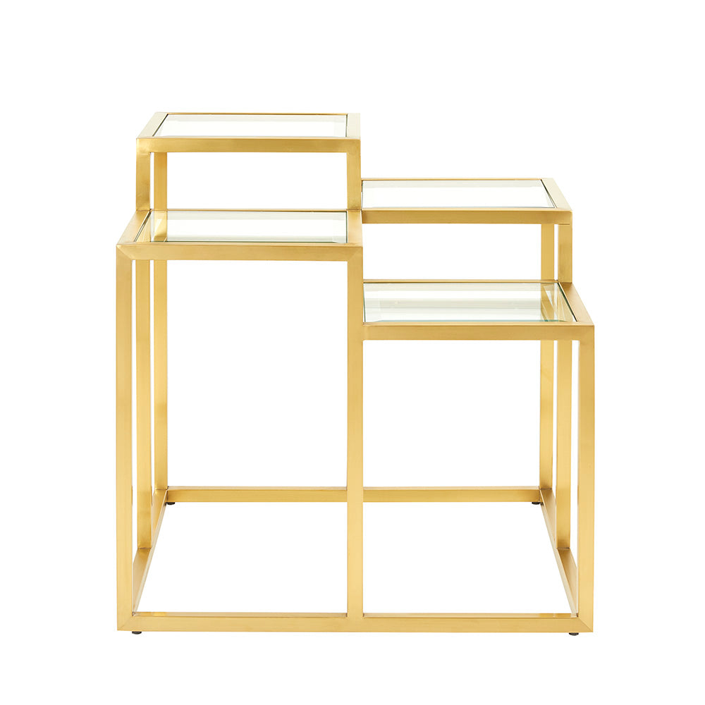 steel frame end table