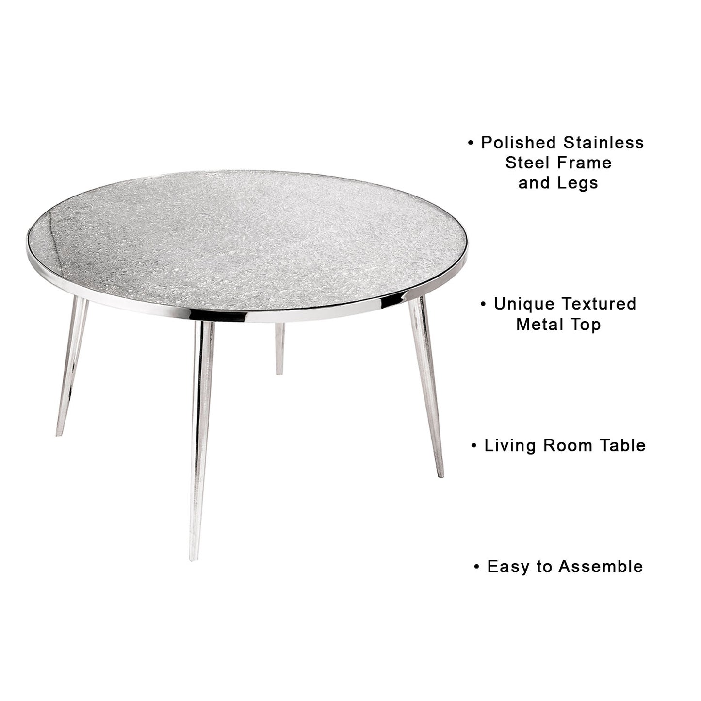silver coffee table