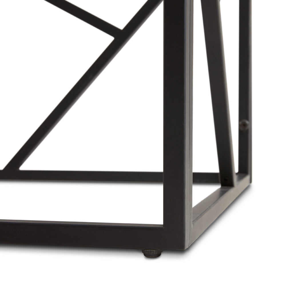 metal legs console table