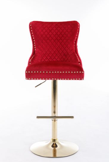 red bar stool