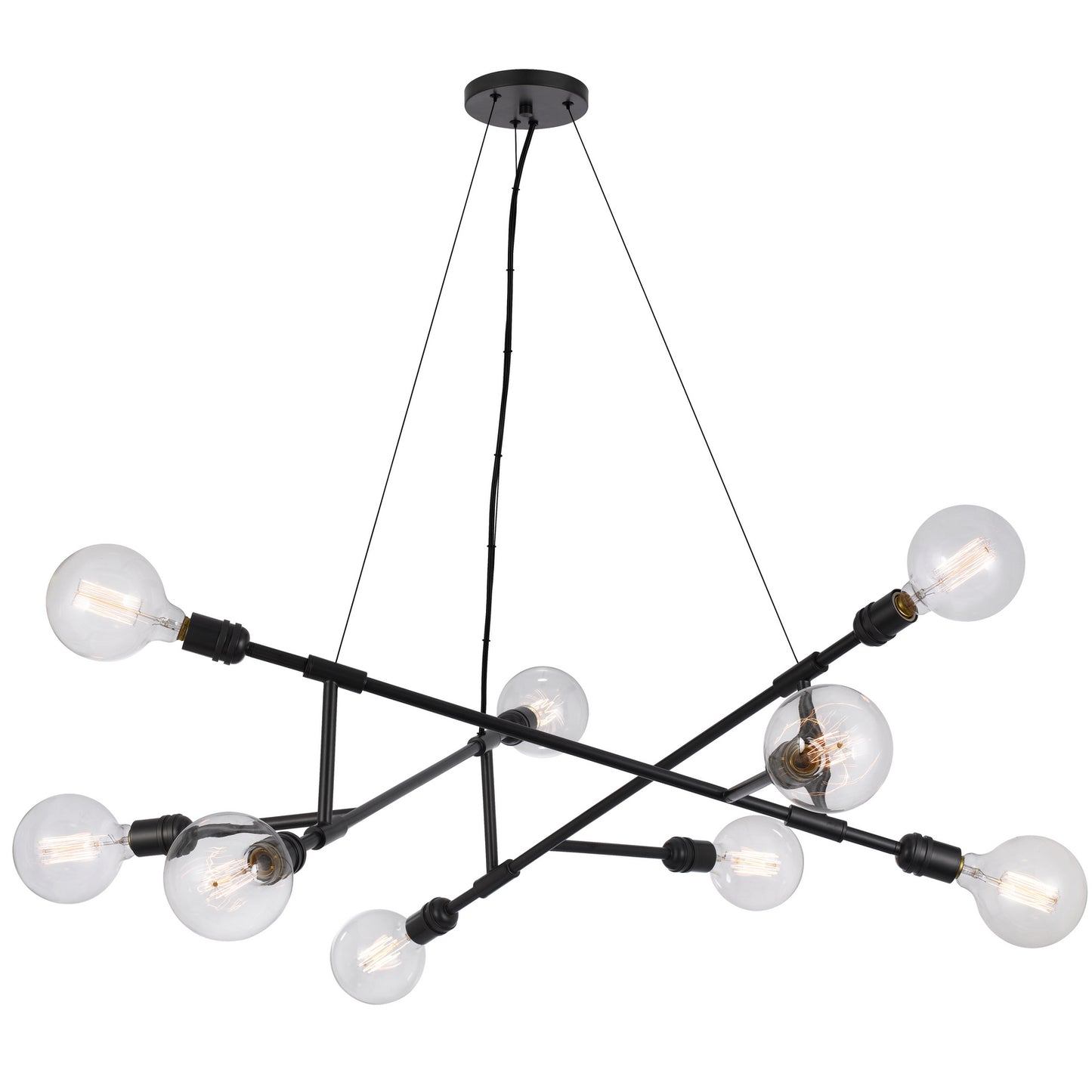 charcoal grey chandeliers