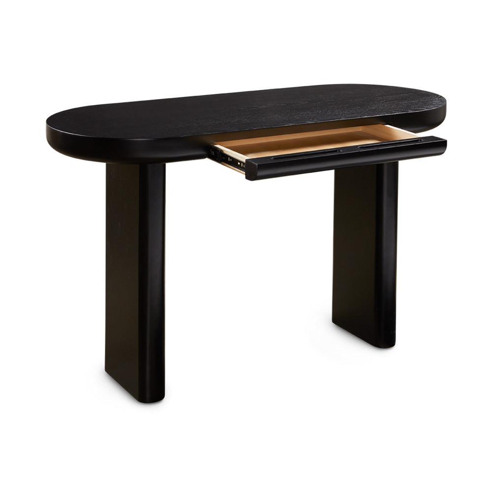 wood console table