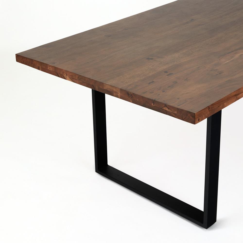 steel legs dining table