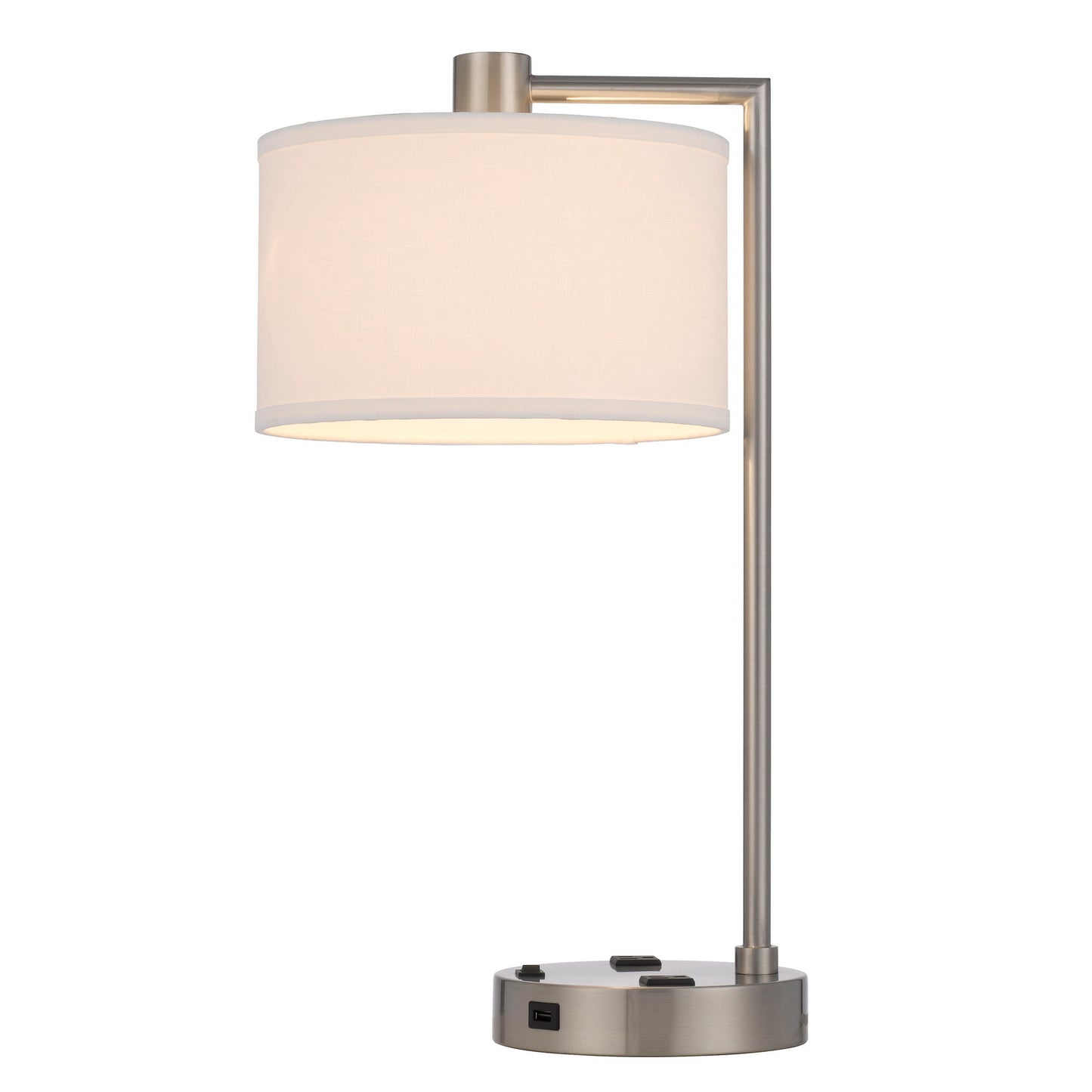 silver desk lamp