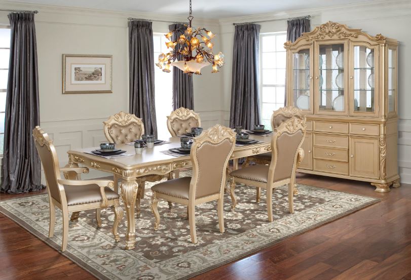 golden dining set