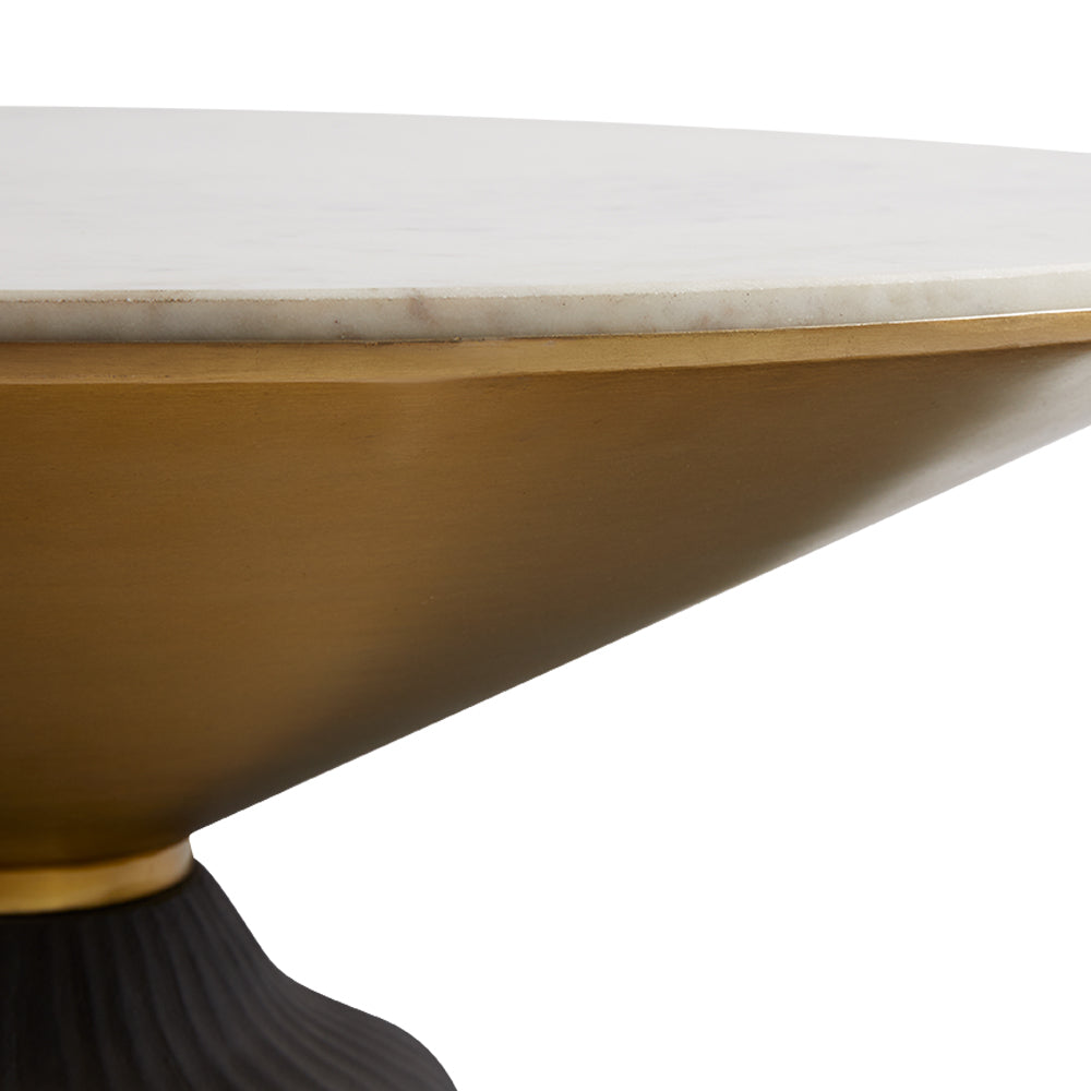 white coffee table