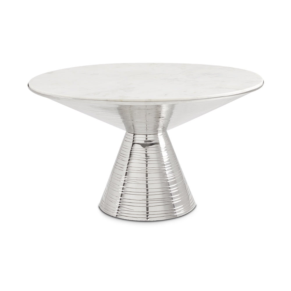 silver marble coffee table