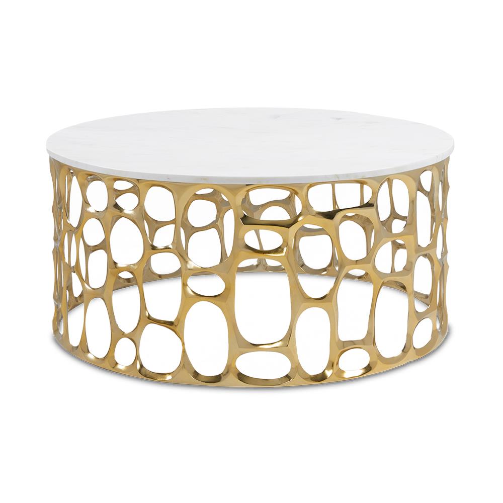 gold marble coffee table