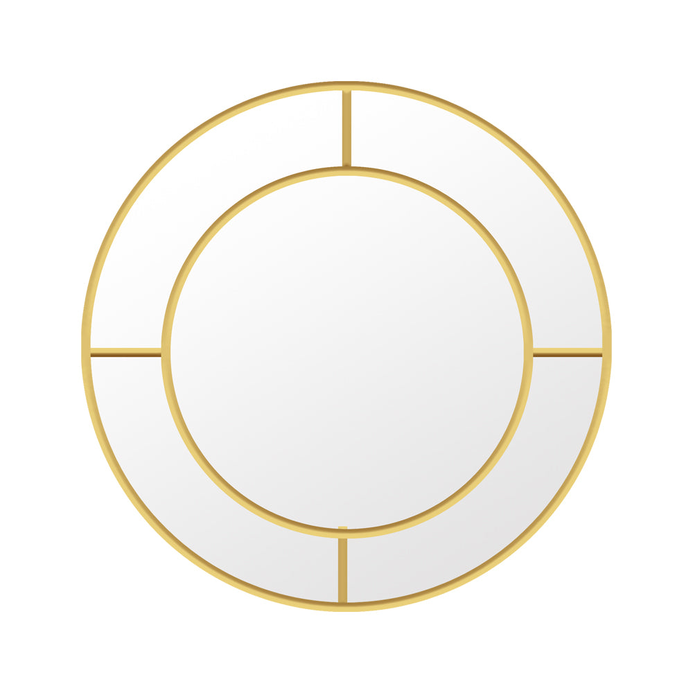 golden wall mirror
