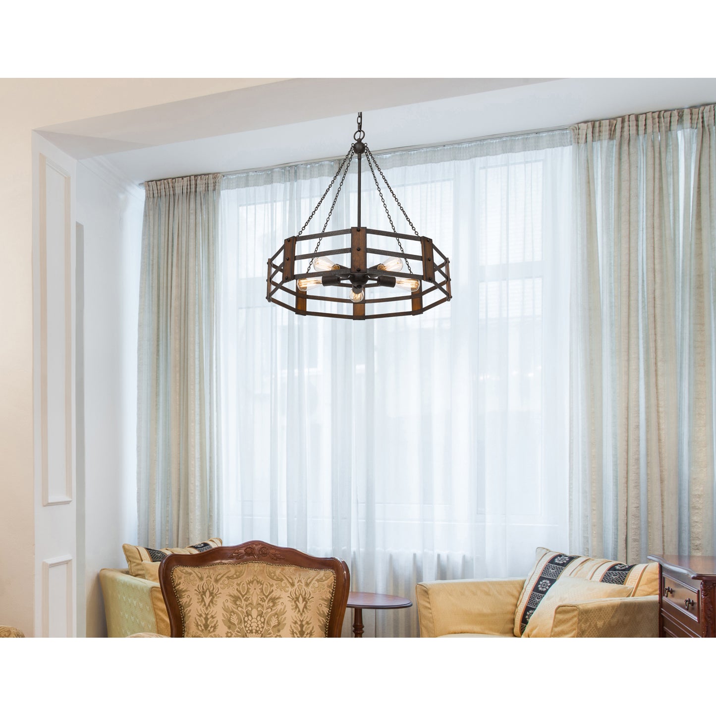 iron chandeliers