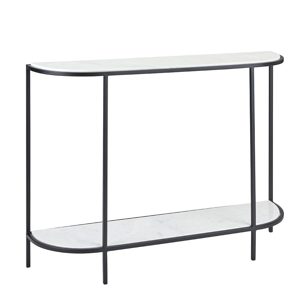 black marble console table