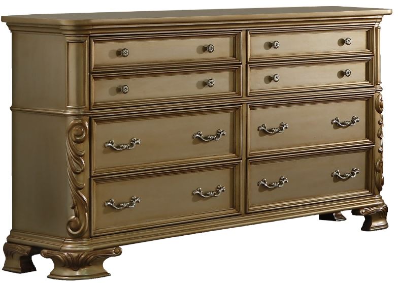 golden dresser