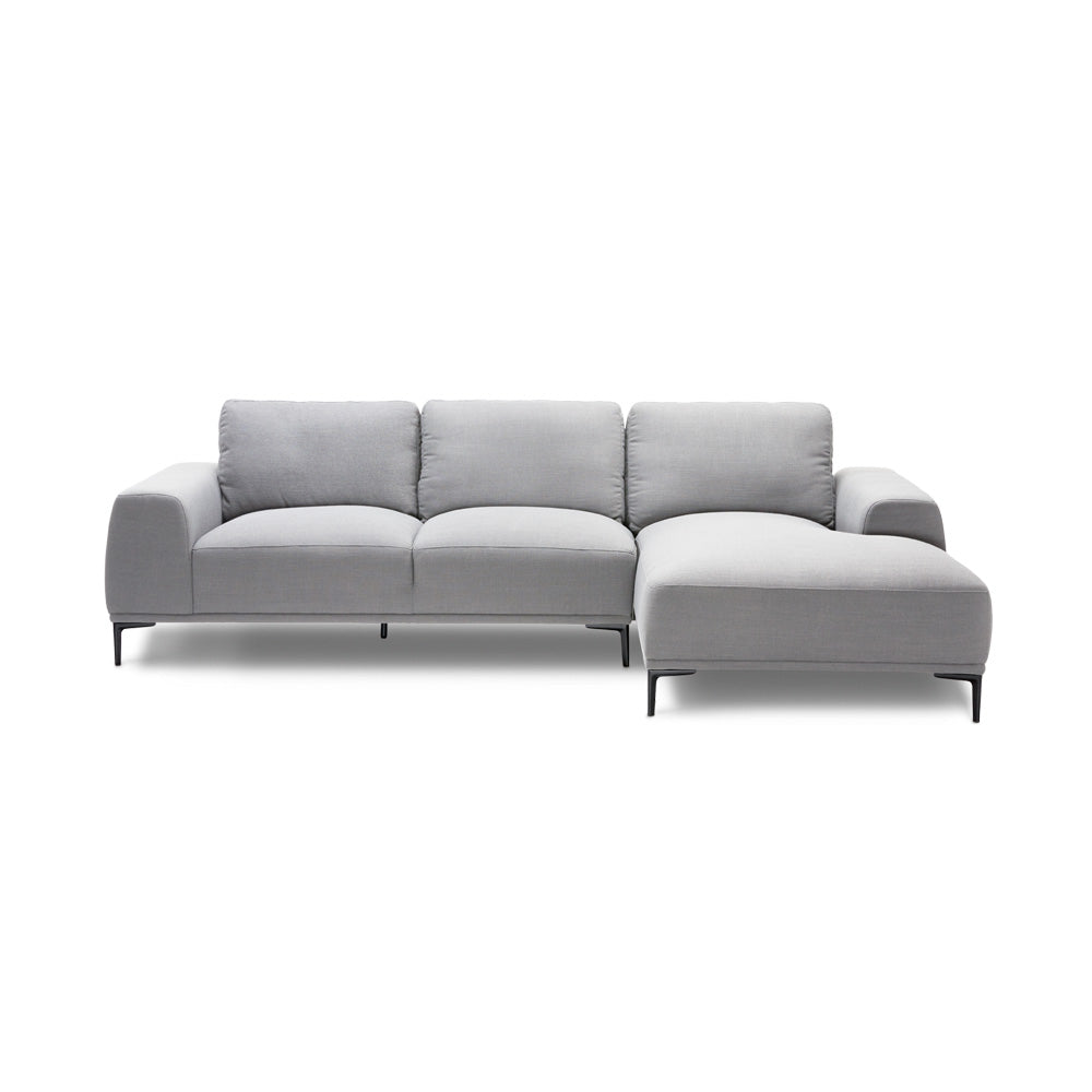 light grey fabric sofa sectional