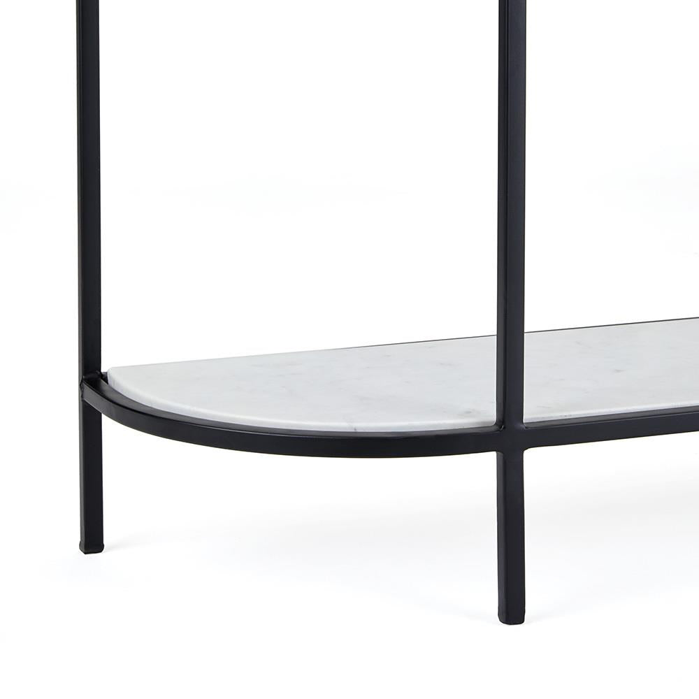 steel legs console table