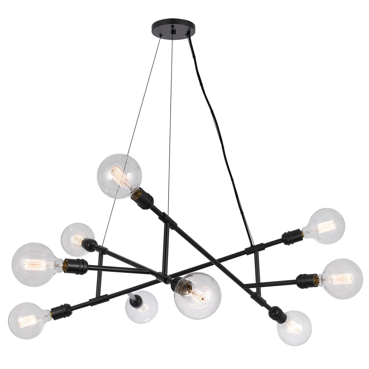 charcoal grey chandeliers