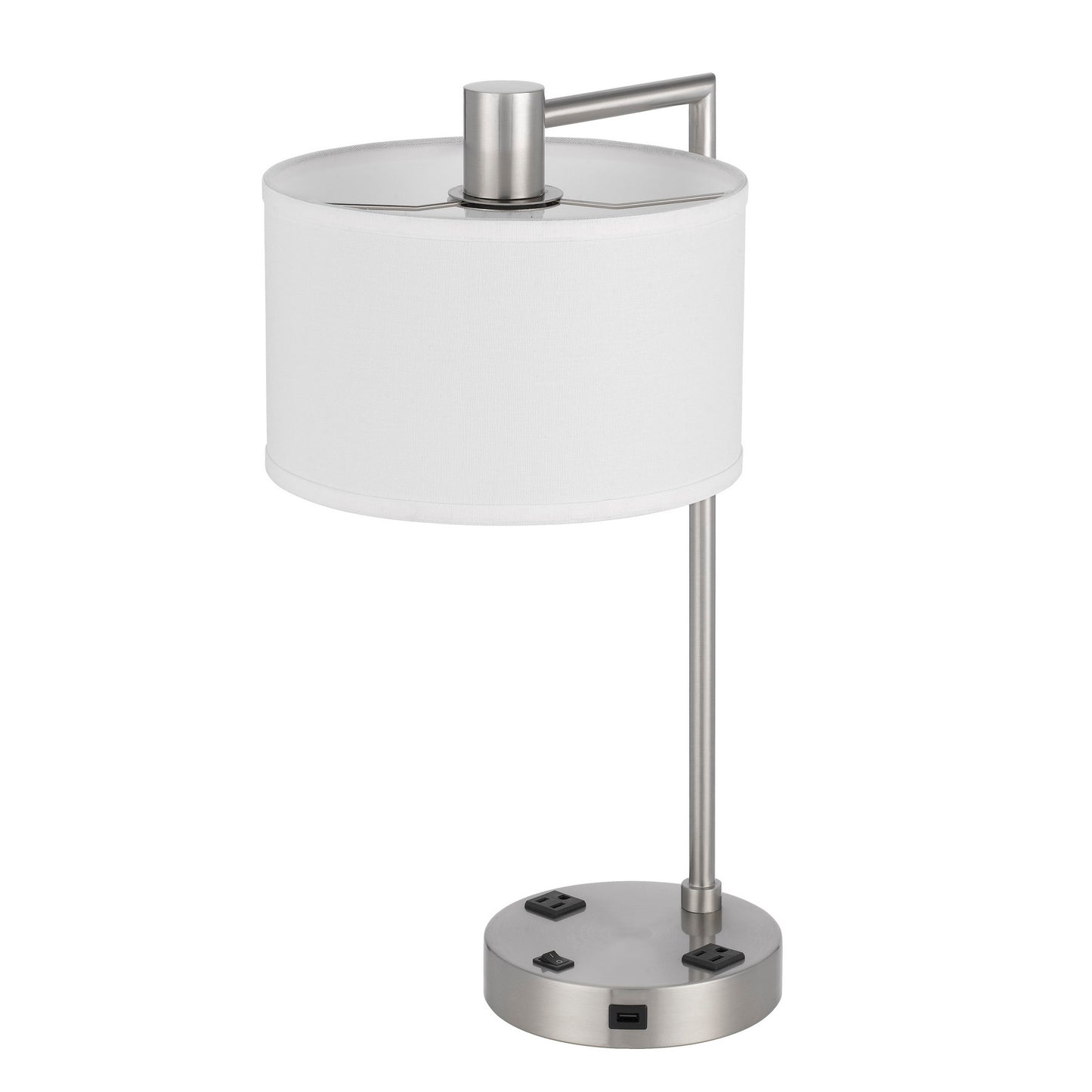 silver desk lamp