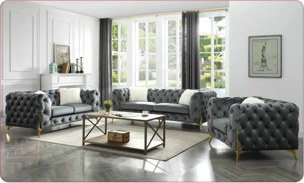 grey sofa set
