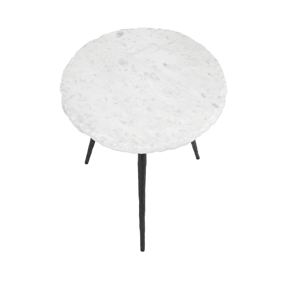 white side table